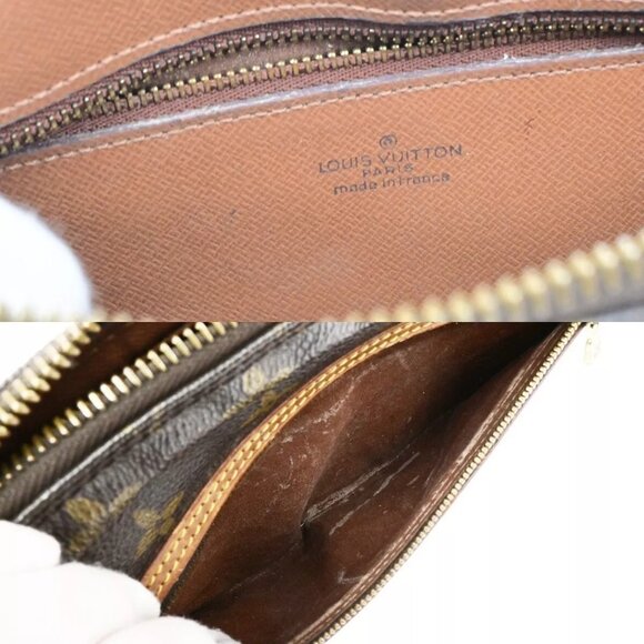 LOUIS VUITTON Marly Dragonne GM Clutch Hand Bag Monogram Brown M51825 68ED665 - Picture 7 of 16